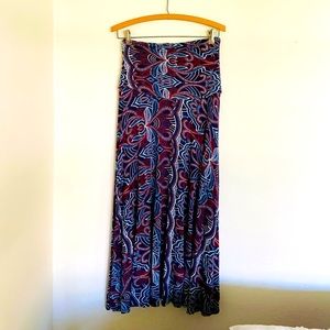 Anthropologie maxi skirt
